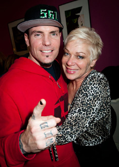 Vanilla Ice and Denise Welch